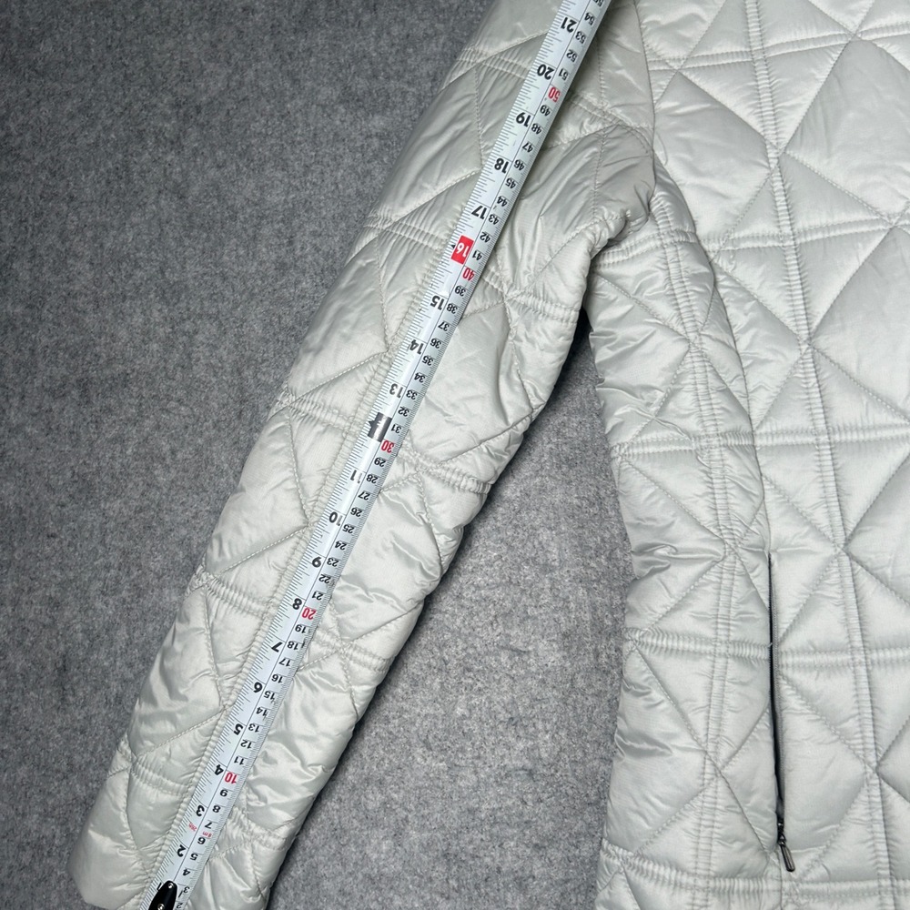 Patagonia Low sky Parka Coat Women Small Grey Fiona Quilted Puffer Jacket Winter - Picture 9 of 16